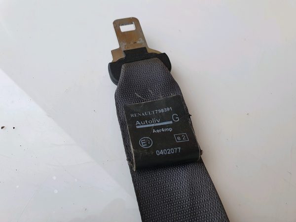 Renault Scenic 2006-2009 Rear Passenger NS Seat Belt