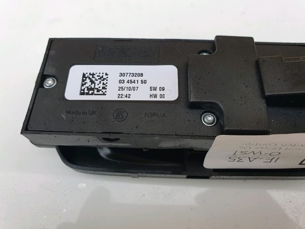 Volvo C30 533 2006-2012 Front Driver OS Window Switch Control