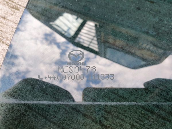 Mazda 6 Series 2008-2013 Rear Passenger NS Door Window Glass